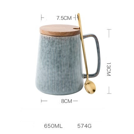 Retro Ceramic Tea Mug