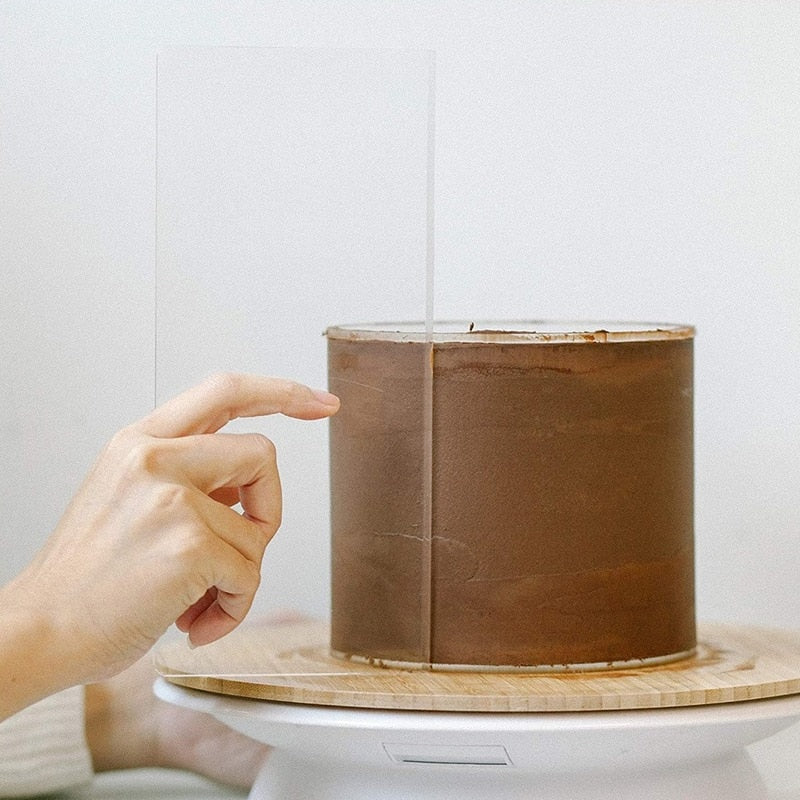 Transparent Cake Cream Scraper Tool